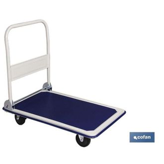 cofan Carrello con piattaforma pieghevole in alluminio 915x615x860 mm
