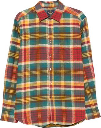 Portuguese Flannel Check-pattern Flannel Shirt
