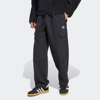 adidas Sporthose ADIDAS ORIGINALS ESS C PANTS WV, Damen, Gr. XL, N-Gr, schwarz-weiss (schwarz, wei&szlig;), Obermaterial: 100% Baumwolle, Hosen Sporthose