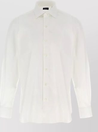 Finamore cotton long-sleeve shirt