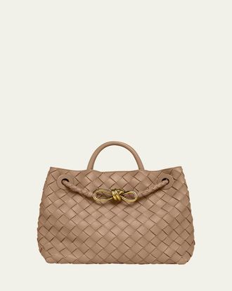 Bottega Veneta Andiamo Small Leather Top-Handle Bag