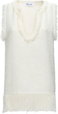 C&acirc;llas Milano COMPORTA Fringe top in White at Nordstrom, Size 44