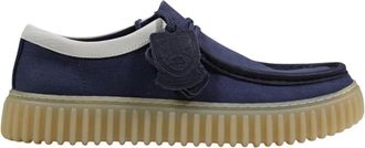 Clarks Torhill Lo - Heren - Veterschoenen - Blauw - 45 EU - Schoenen