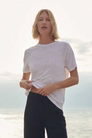 Sold Out NYC The Linen Perfect Tee In White