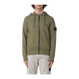 Stone Island Zip-throughs - Heren - Sweatshirts & Hoodies - Groen - Maat: XL