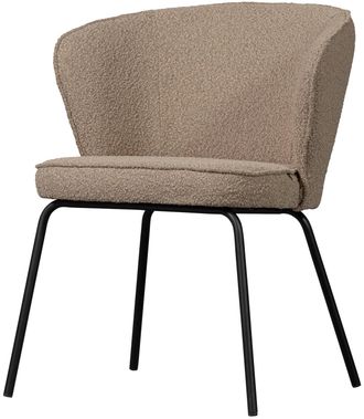 De Eekhoorn Design Esszimmerstuhl Admito, Bouclé Beige