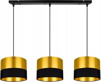 OEM L&aacute;mpara De Techo Moderna Colgante, Pantalla Dorada, Led