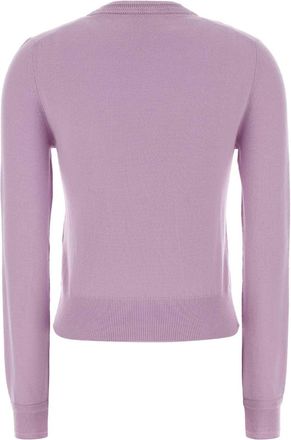 Jil Sander Womens Jumper Purple Wool Vergine