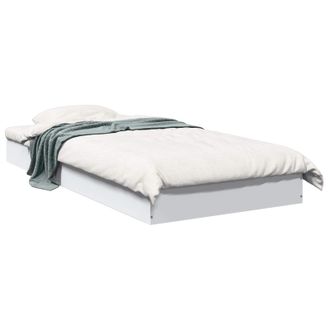 vidaXL Estructura De Cama De Suelo Blanco 80 X 200 Cm Vidaxl