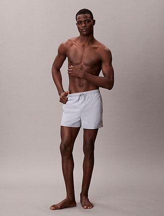 Calvin Klein Short Drawstring Swim Shorts - CK Monogram