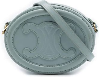 Celine Pre-owned Celine Small Calfskin Cuir Triomphe Oval Crossbody Ladies OY9CV7HP0L6W7BM0