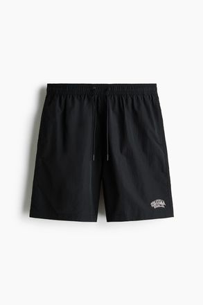 H&M Lange Badeshorts - Schwarz