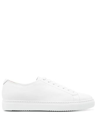 Doucal's leather sneakers - White