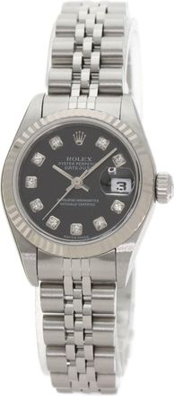 Rolex Datejust Stainless Steel gold (18K) Wristwatch (Pre-Owned)