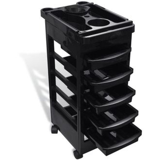 vidaXL Vidaxl - Carrito De Pl&aacute;stico Con Ruedas Para Peluquer&iacute;as