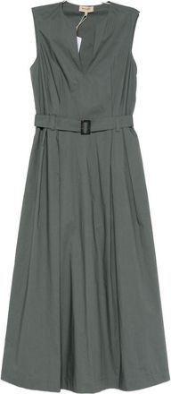 Woolrich katoenen lange jas met riem