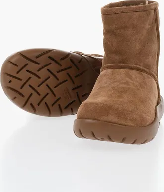 Bottega Veneta Stivaletti in Shearling con Suola in Gomma Bottega Veneta