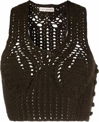 Ulla Johnson Belle Knitted Bra Top
