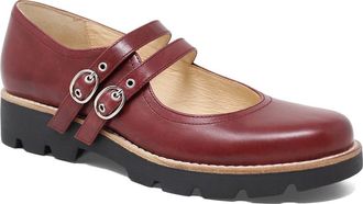Django & Juliette Dabbie Mary Jane in Claret-Black Sole Leather at Nordstrom, Size 40