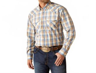Ariat Clint Classic Fit Shirt In Khaki