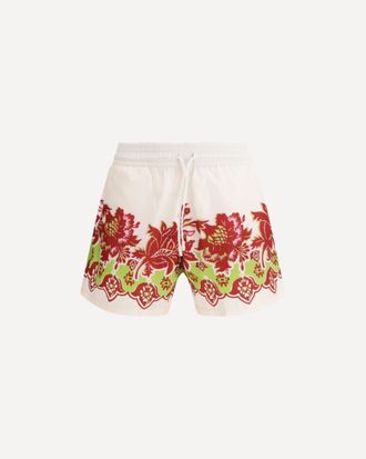 Etro Swim Shorts with floral print Male XL