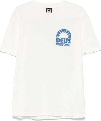 Deus slogan-print T-shirt - White