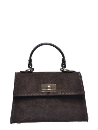 Anna Luchini Bordeauxrood Rundleer Tas