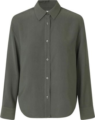 Modstr&ouml;m Dames, Blouses & Shirts, Grijs, Maat: XS Viscose