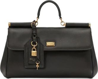 Dolce & Gabbana Sicily Tote Bag - Womens - CALFSKIN/PVC/Acrylic/CottonCALFSKIN