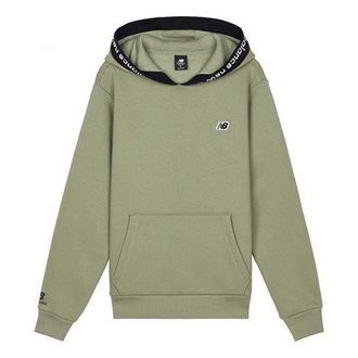 New Balance logo Green AMT03340-FRO