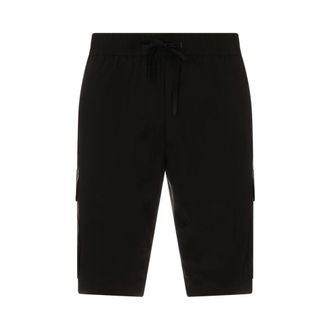 HUGO BOSS Korte Broeken, Heren, Zwart, XL, Polyester, S Urbanex-Cargo Shorts