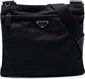 Prada Pre-owned Cross Body Bags, female, Black, Size: ONE SIZE Pre-owned Crossbody Bag
