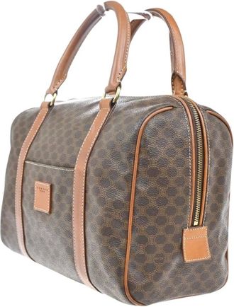 Celine Pre-owned Handbags, female, Brown, Size: ONE SIZE Pre-owned Monogram Boston Bag