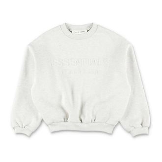 Fear of God Embossed Classic Crewneck Sweatshirt - male - Fear Of God - Kids Sweatshirts - White - 8 Y - Kids