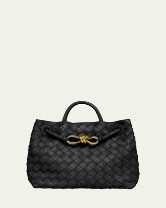 Bottega Veneta Andiamo Small Leather Top-Handle Bag