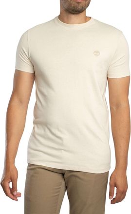 Timberland Mens Dunstan River Slim T-Shirt, Natural, M