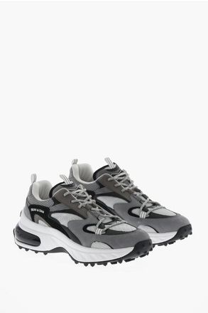 Dsquared2 Leather and Fabric Low-Top Sneakers BUBBLE size 45