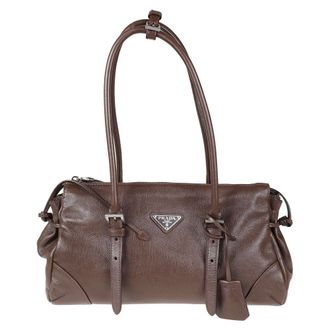 Prada Dames, Tassen, Bruin, Maat: ONE Size