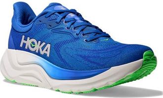 Hoka One One Arahi 8 Stability Running Shoe in Cobalt Blue /Neon Green at Nordstrom, Size 11.5