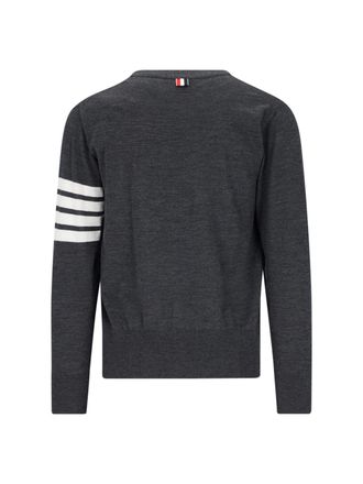 Thom Browne Mens Sweaters Grey Virgin Wool