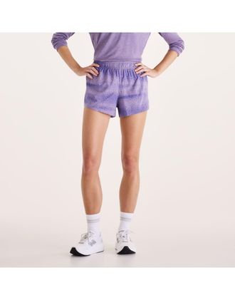 New Balance Rc - Pantaloncini da 8 cm viola candito con stampa