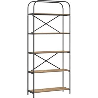 vidaXL Bookshelf Artisan oak 80 x 30 x 183 cm Engineered wood vidaXL