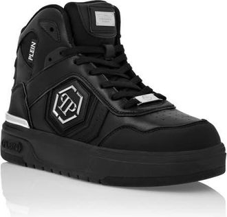 Philipp Plein Sneakers Sk8R Plein High Unisex in Black/black at Nordstrom, Size 40