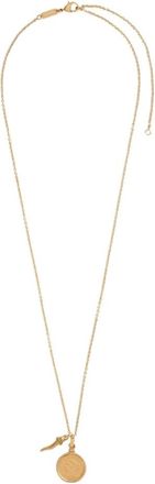 Dolce & Gabbana Medal & Horn Ketting - Dames - Kettingen - Geel - ONE Size - Accessoires