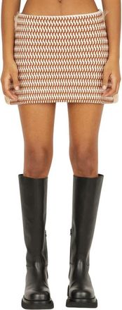 Durazzi Milano Gebreide Rok - Dames - Korte rokken - Oranje - M - Wol - Rokken