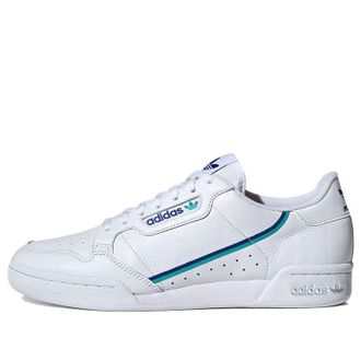 adidas Continental 80 Shoes White Blue EE3753
