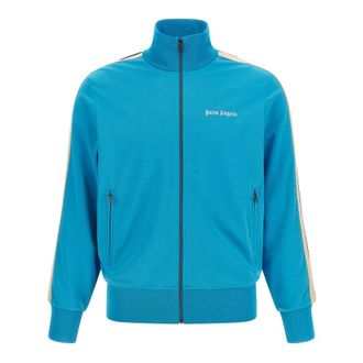 Palm Angels Heren, Sweatshirts & Hoodies, Blauw, Maat: S