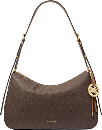 Michael Kors Hobo Bags - Md Tz Hobo Shldr - brown - Hobo Bags for ladies