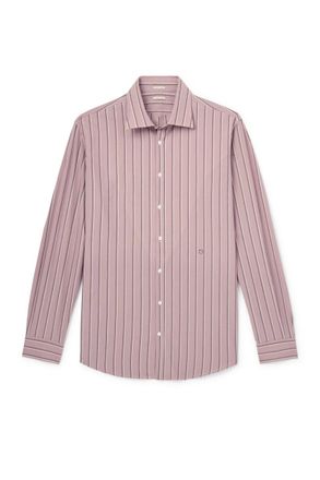 Massimo Alba Genova Striped Cotton-Poplin Shirt