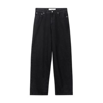 Séfr Straight Fit Jeans, male, Black, W33, Wide Cut Jeans